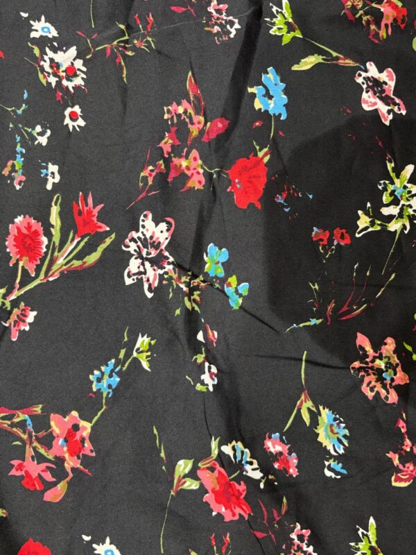 Floral Printed American Crepe Fabric