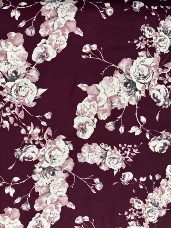 PRINTED AMERICAN CREPE FABRIC 5 METERS - Image 7