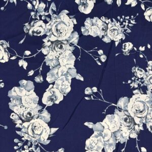 PRINTED AMERICAN CREPE FABRIC 5 METERS