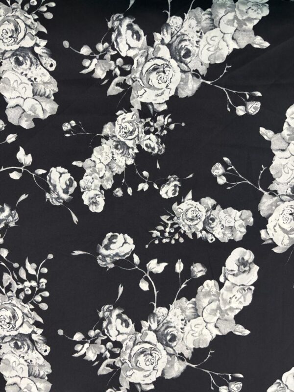 PRINTED AMERICAN CREPE FABRIC 5 METERS - Image 6