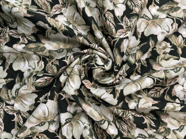 floral printed american crepe fabric