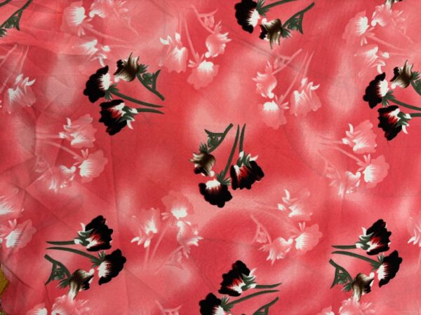 PRINTED AMERICAN CREPE FABRIC 5 METERS - Image 5