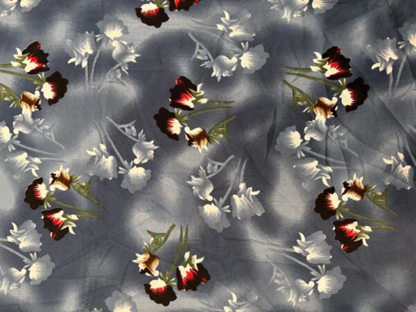 PRINTED AMERICAN CREPE FABRIC 5 METERS - Image 3